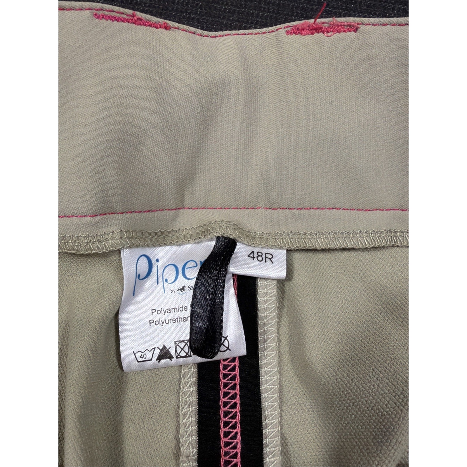 Nwot Piper Evolution By Smartpak Gray Pink Breeches Full Seat 48r — image 2 of 5